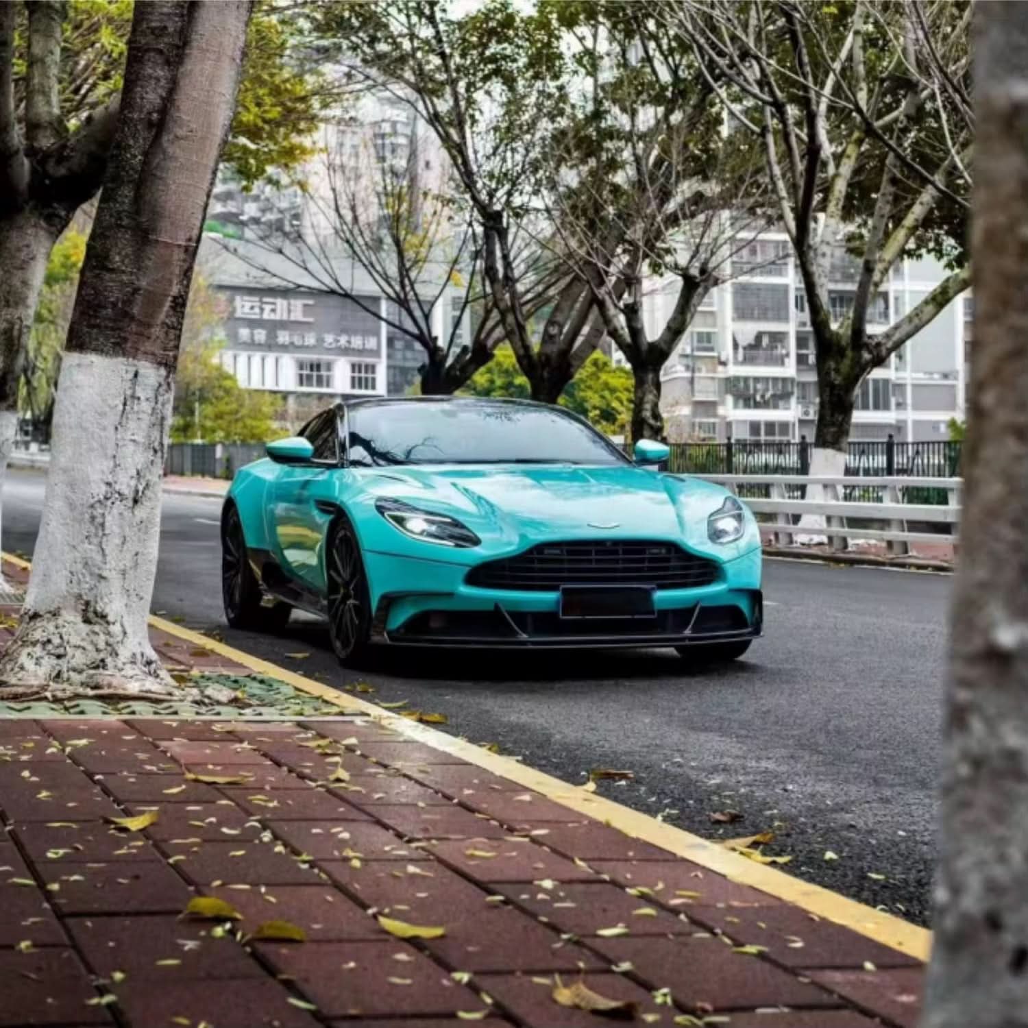 Carbon Fiber Upper Front Lip – Aston Martin DB11 - Exotics Carbon Design