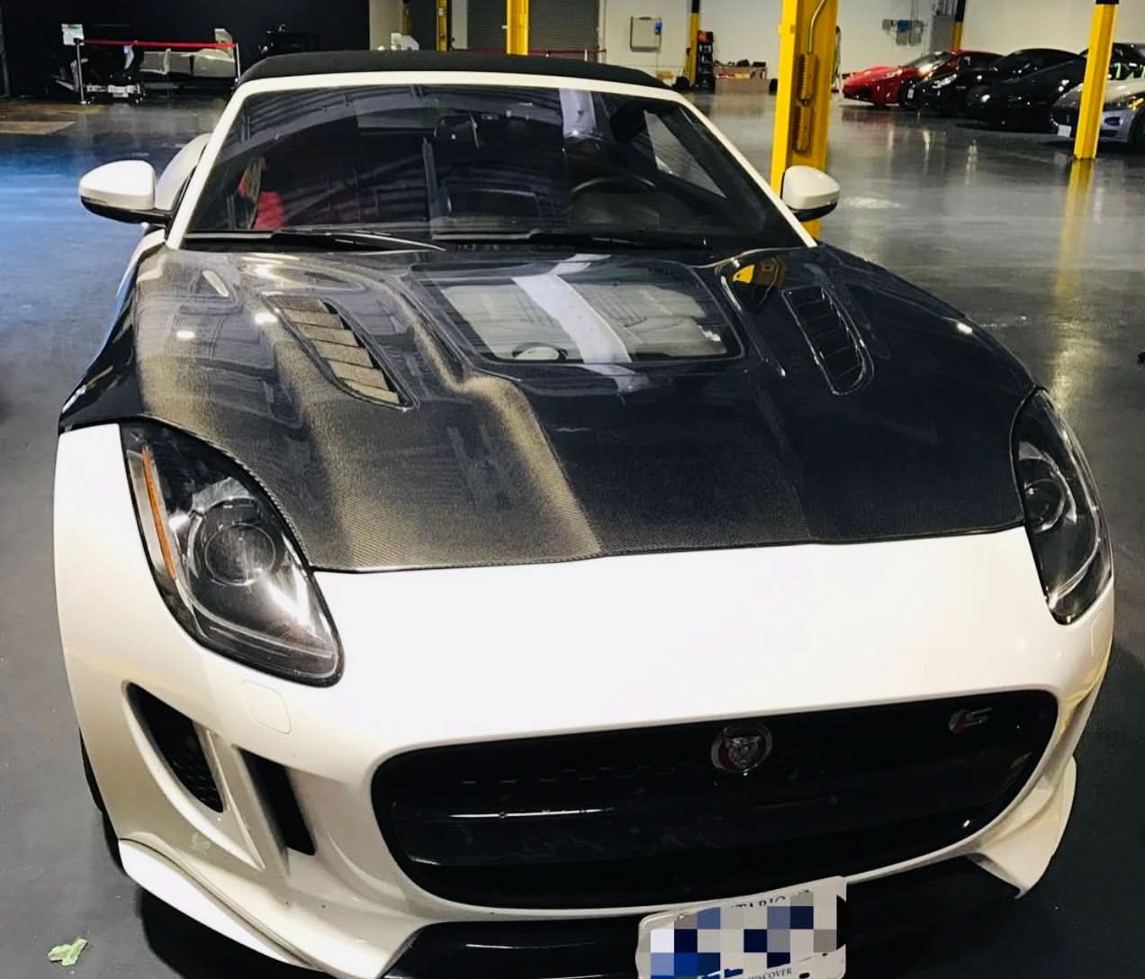 Carbon Fiber Vented Hood – Jaguar F - Type (2014–2020) - Exotics Carbon Design