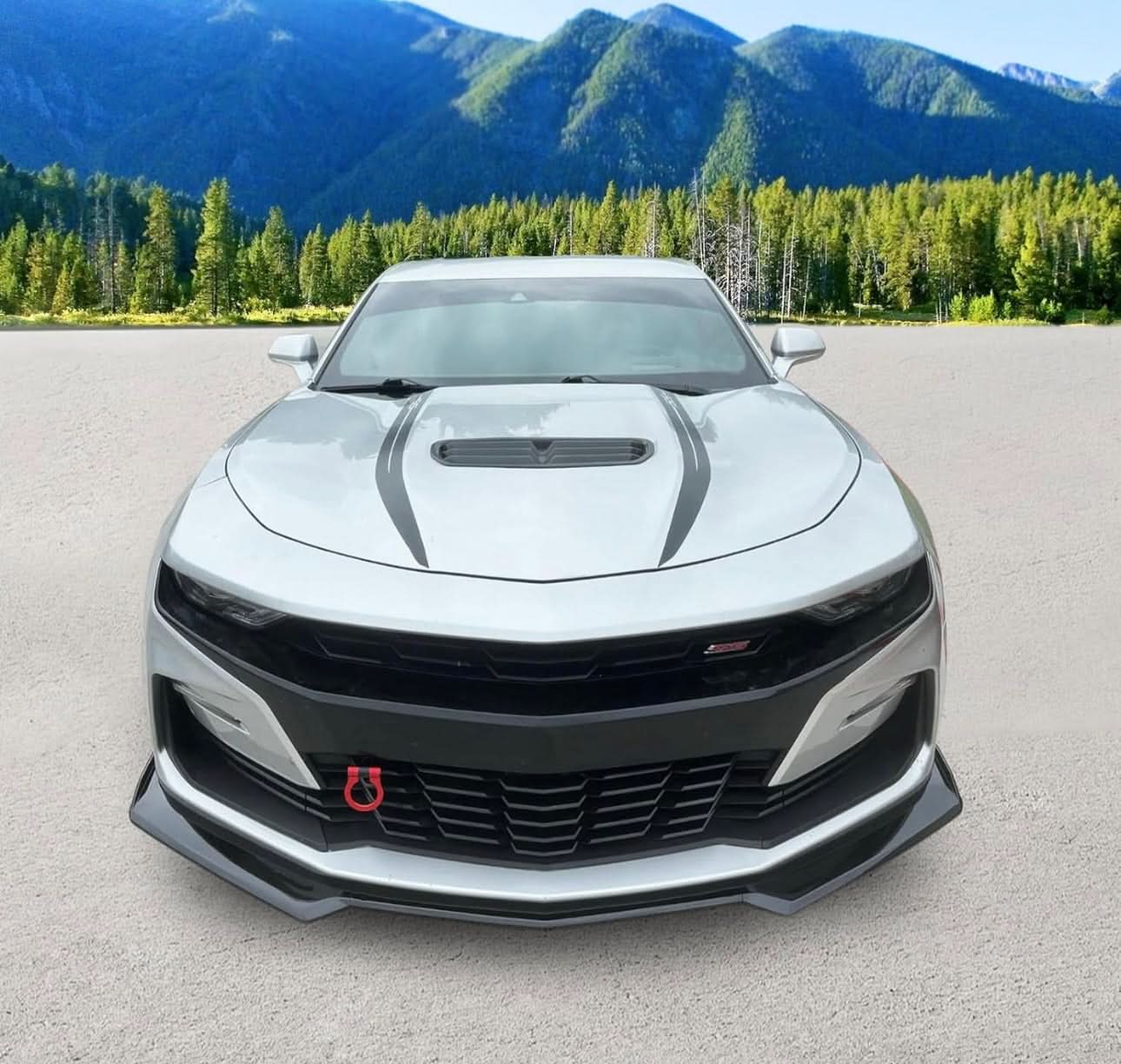 Chevrolet Camaro (2019 - 2025) - Gloss Black Front Lip - Exotics Carbon Design