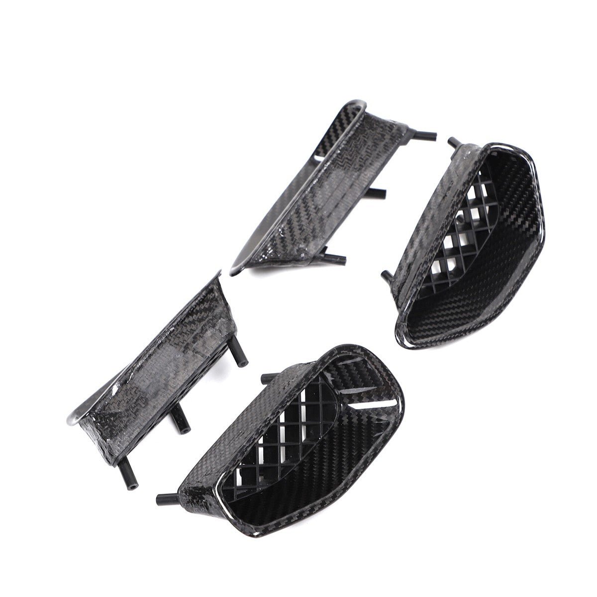 Chevrolet Corvette C6 ZR1 Carbon Fiber Fender Side Vent Replacements - Exotics Carbon Design