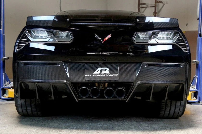 Chevrolet Corvette C7 APR Style Carbon Fiber Rear Diffuser - Exotics Carbon Design