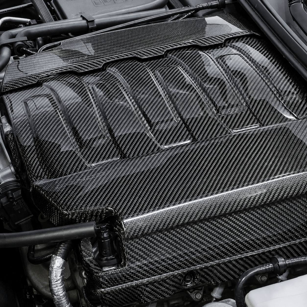 Chevrolet Corvette C7 Carbon Fiber Engine Cover Package - Exotics Carbon Design