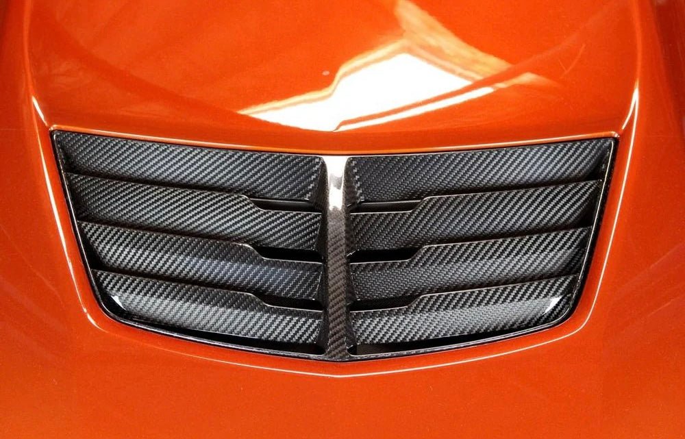 Chevrolet Corvette C7 Carbon Fiber Hood Vents - Exotics Carbon Design