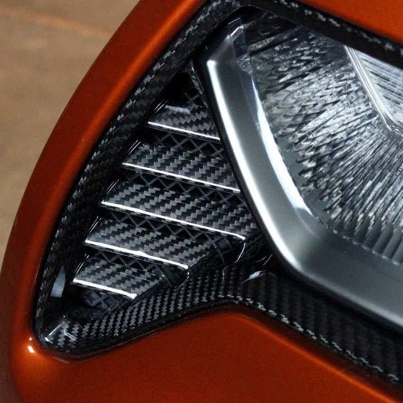 Chevrolet Corvette C7 Carbon Fiber Rear Tail Light Bezels - Exotics Carbon Design