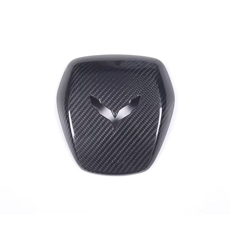 Chevrolet Corvette C7 – Carbon Fiber Steering Wheel Logo Cover - Exotics Carbon Design