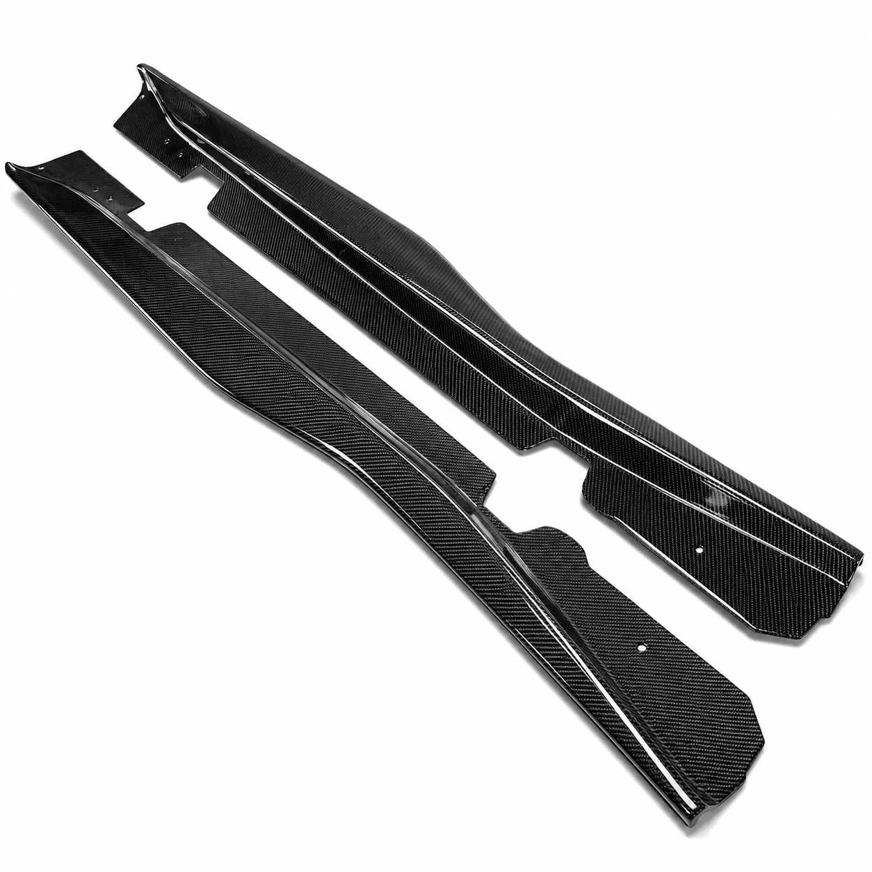 Chevrolet Corvette C7 Stingray Carbon Fiber Side Rocker Extensions - Exotics Carbon Design