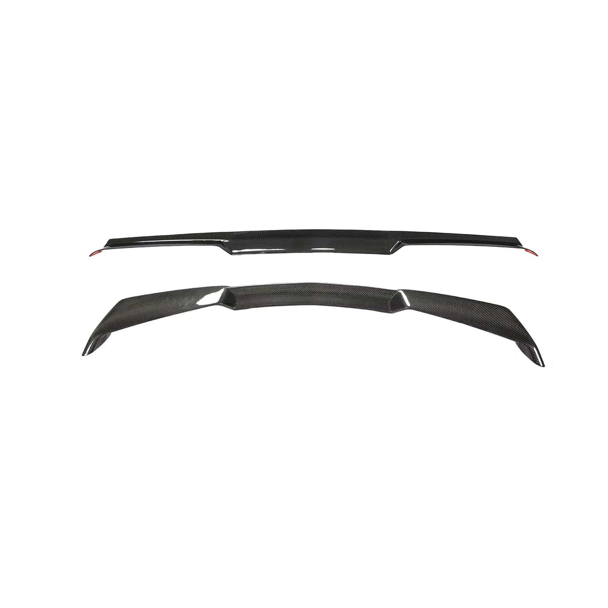 Chevrolet Corvette C8 2-in-1 Carbon Fiber Trunk Spoiler & Rear Wing - Exotics Carbon Design