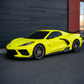 Chevrolet Corvette C8 AD Style Carbon Fiber Side Skirts - Exotics Carbon Design