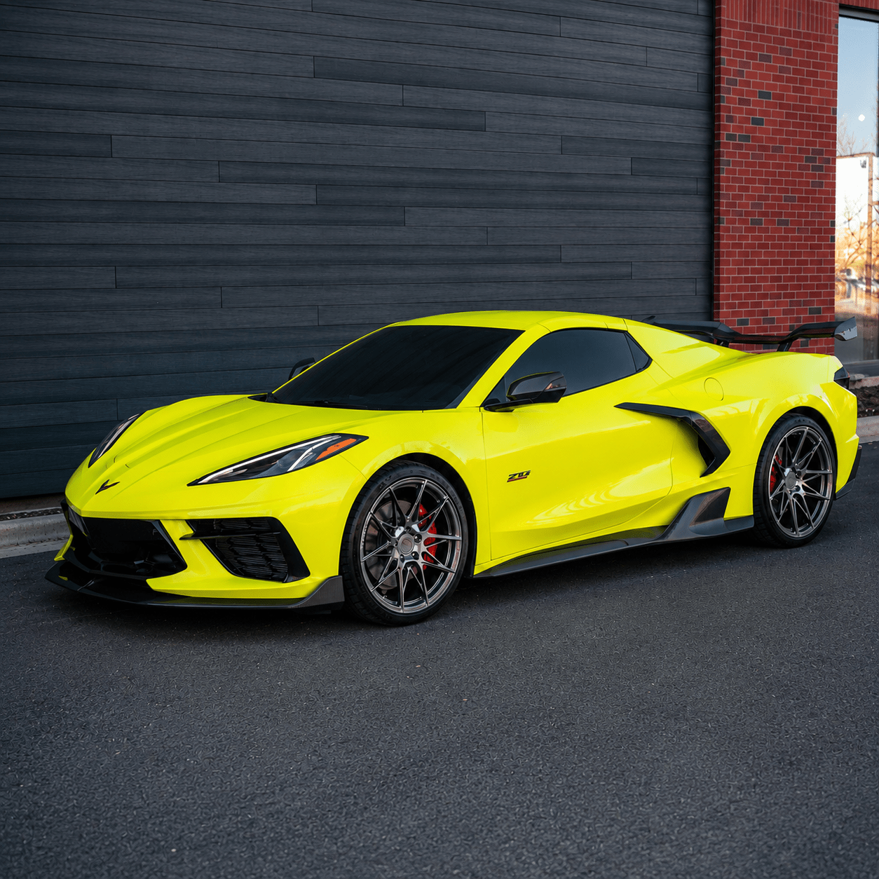 Chevrolet Corvette C8 AD Style Carbon Fiber Side Skirts - Exotics Carbon Design