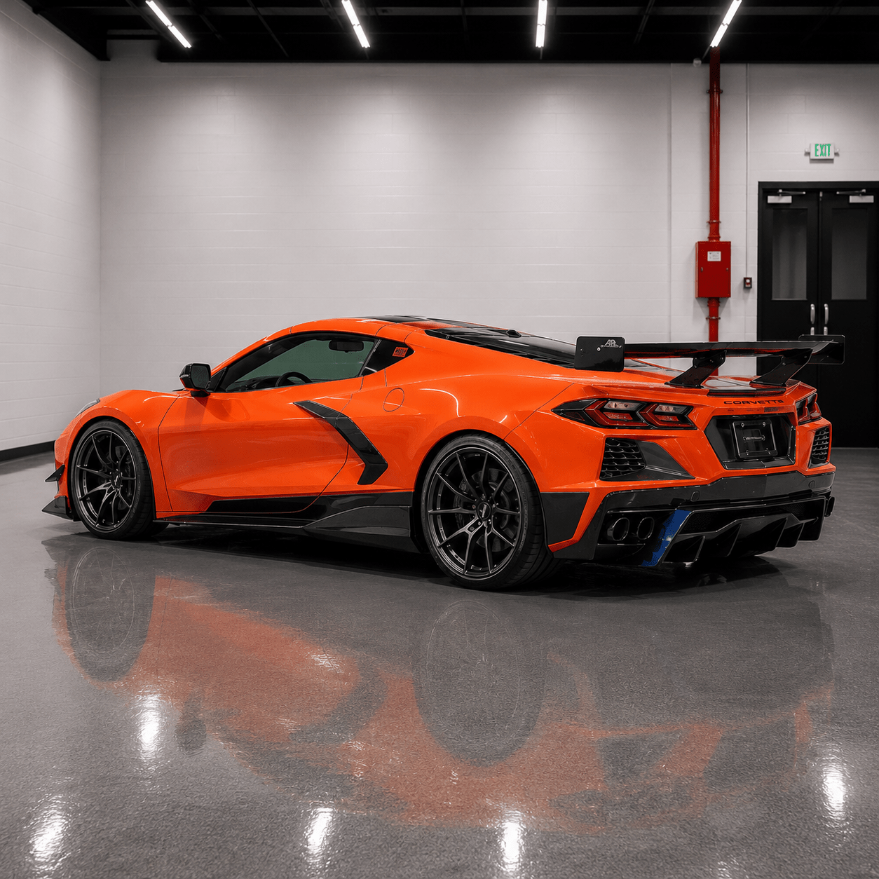 Chevrolet Corvette C8 - APR Style Carbon Fiber Side Skirts - Exotics Carbon Design