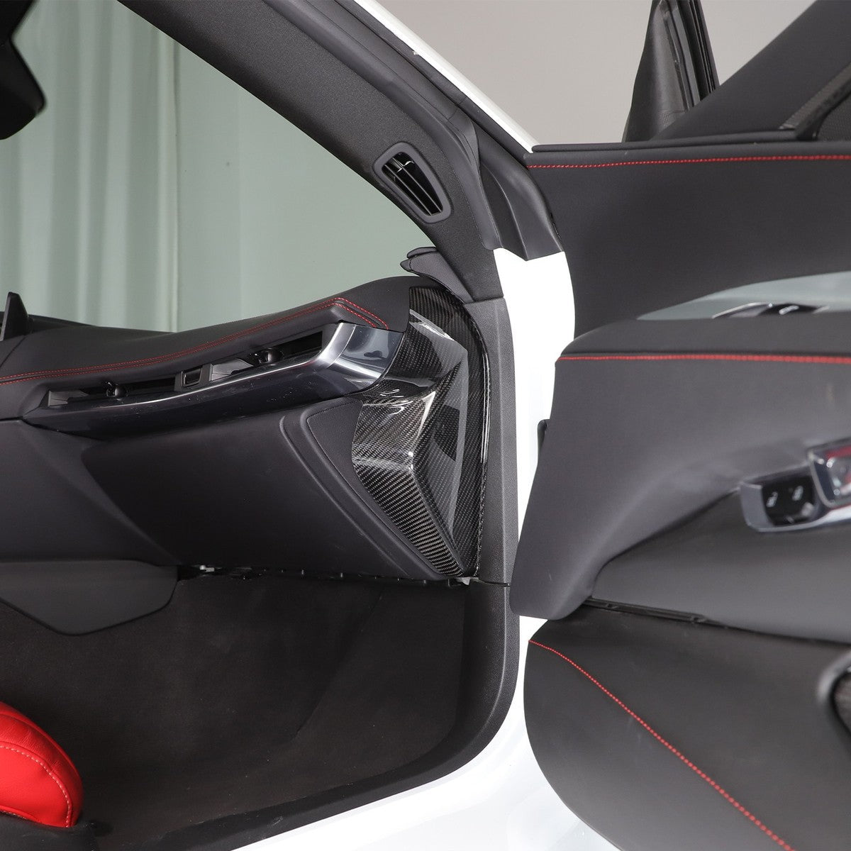 Chevrolet Corvette C8 - Carbon Fiber Dashboard Side Trim Covers - Exotics Carbon Design
