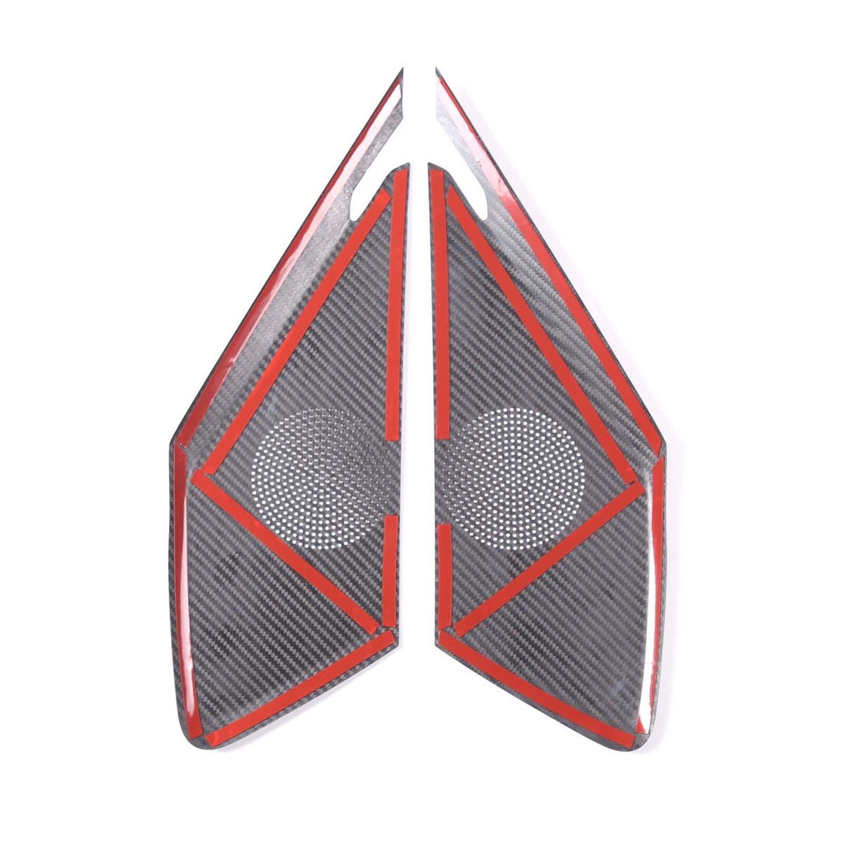 Chevrolet Corvette C8 Carbon Fiber Door Speaker Trim Covers (2020–2026 - Exotics Carbon Design