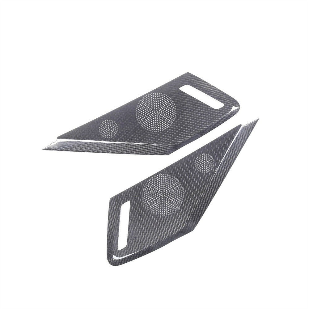 Chevrolet Corvette C8 Carbon Fiber Door Speaker Trim Covers (2020–2026 - Exotics Carbon Design