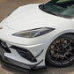 Chevrolet Corvette C8 – Carbon Fiber Front Bumper Fog Light Lamp Cover Trim - Exotics Carbon Design