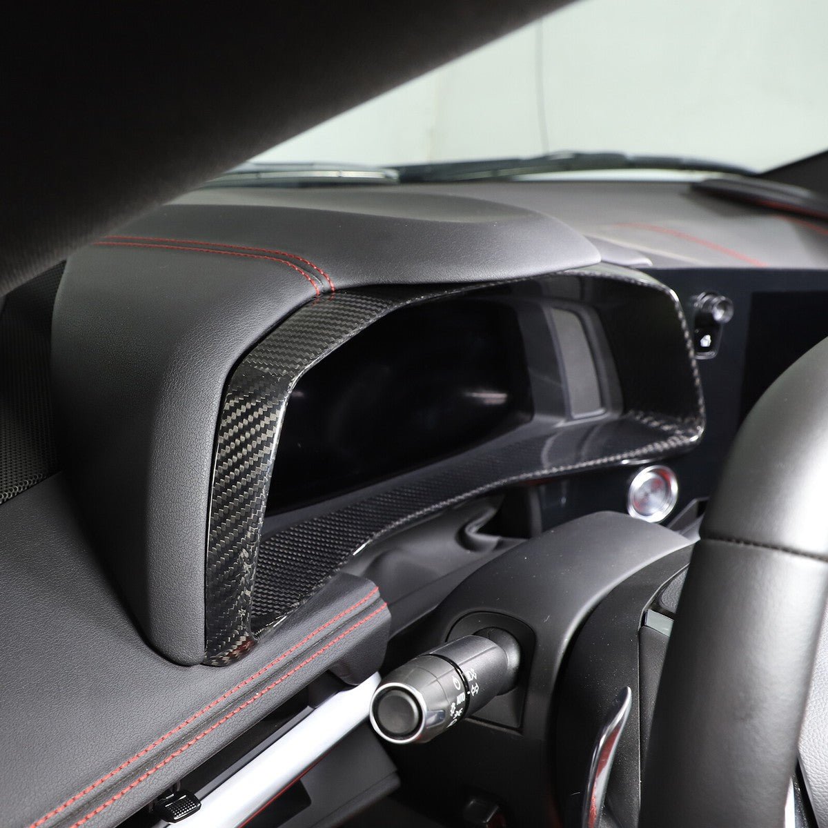 Chevrolet Corvette C8 Carbon Fiber Gauge Cluster Trim Cover - Exotics Carbon Design