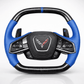 Chevrolet Corvette C8 Carbon Fiber & Leather Steering Wheel - Exotics Carbon Design