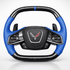 Chevrolet Corvette C8 Carbon Fiber & Leather Steering Wheel - Exotics Carbon Design