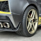 Chevrolet Corvette C8 - Carbon Fiber Rear Bumper Corner Winglets - Exotics Carbon Design