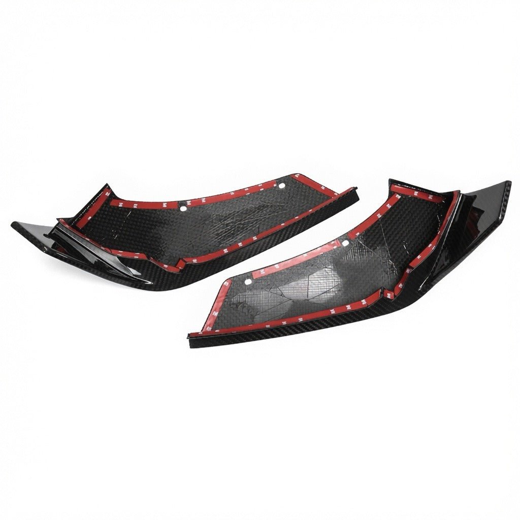 Chevrolet Corvette C8 - Carbon Fiber Rear Bumper Corner Winglets - Exotics Carbon Design