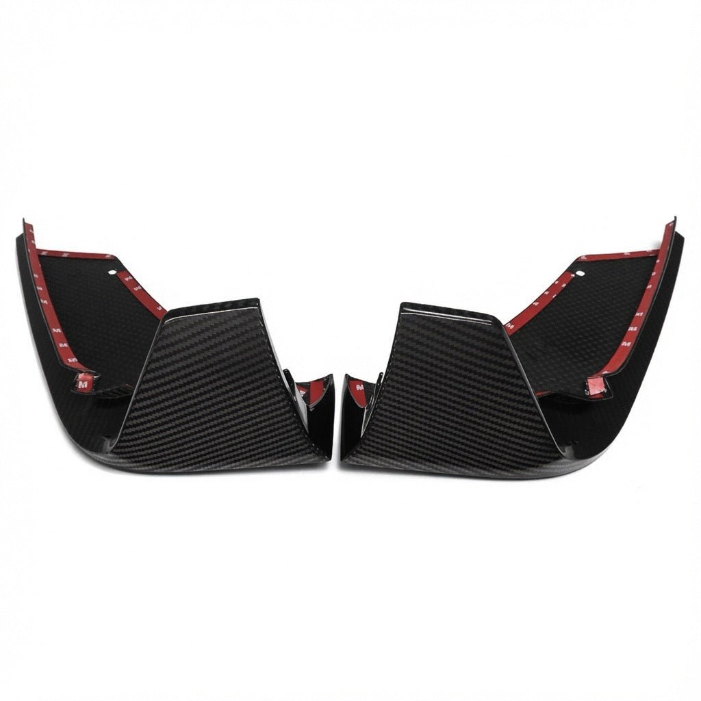 Chevrolet Corvette C8 - Carbon Fiber Rear Bumper Corner Winglets - Exotics Carbon Design