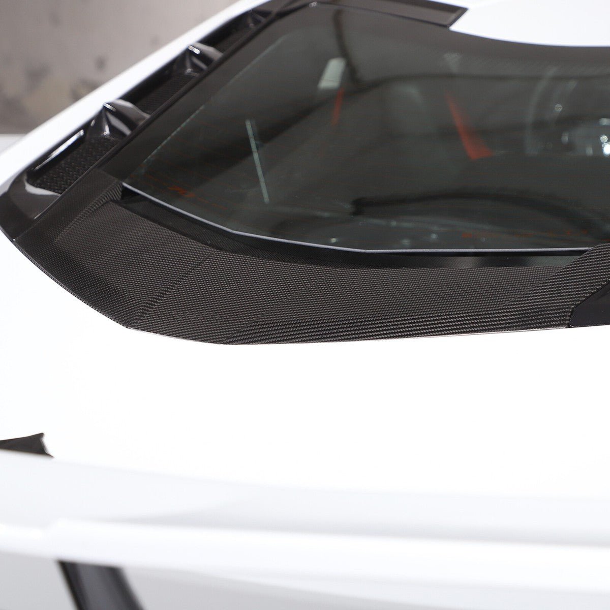 Chevrolet Corvette C8 Carbon Fiber Rear Lower Window Trim - Exotics Carbon Design