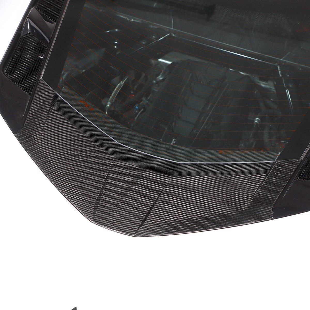Chevrolet Corvette C8 Carbon Fiber Rear Lower Window Trim - Exotics Carbon Design