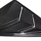Chevrolet Corvette C8 – Carbon Fiber Rear Side Window Louver Trim - Exotics Carbon Design