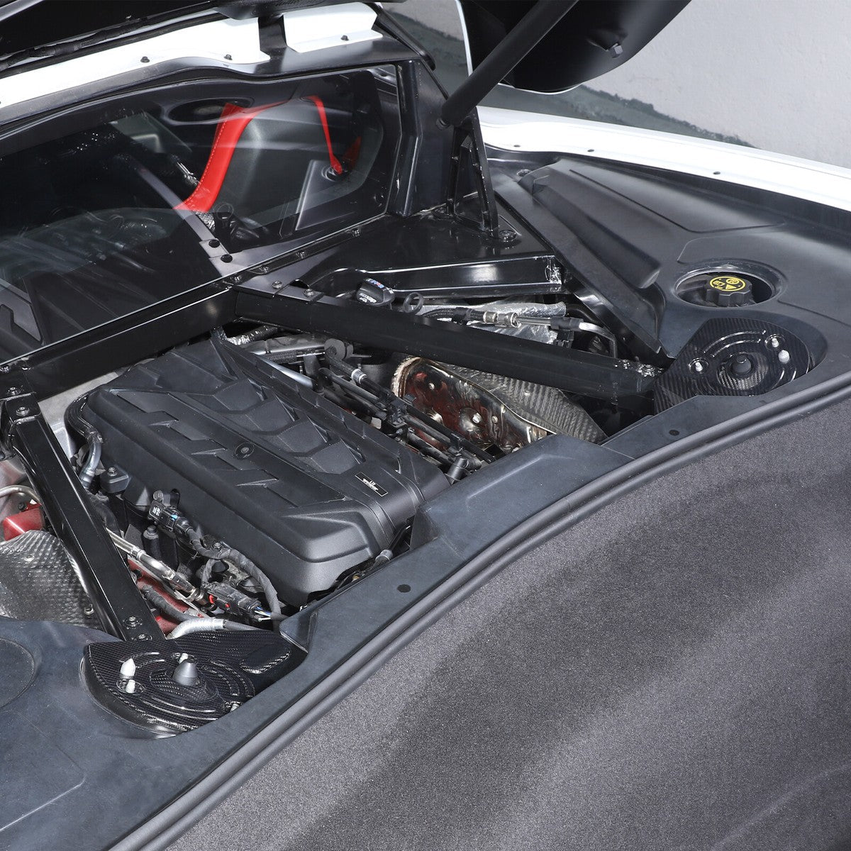 Chevrolet Corvette C8 - Carbon Fiber Rear Strut Tower Covers - Exotics Carbon Design