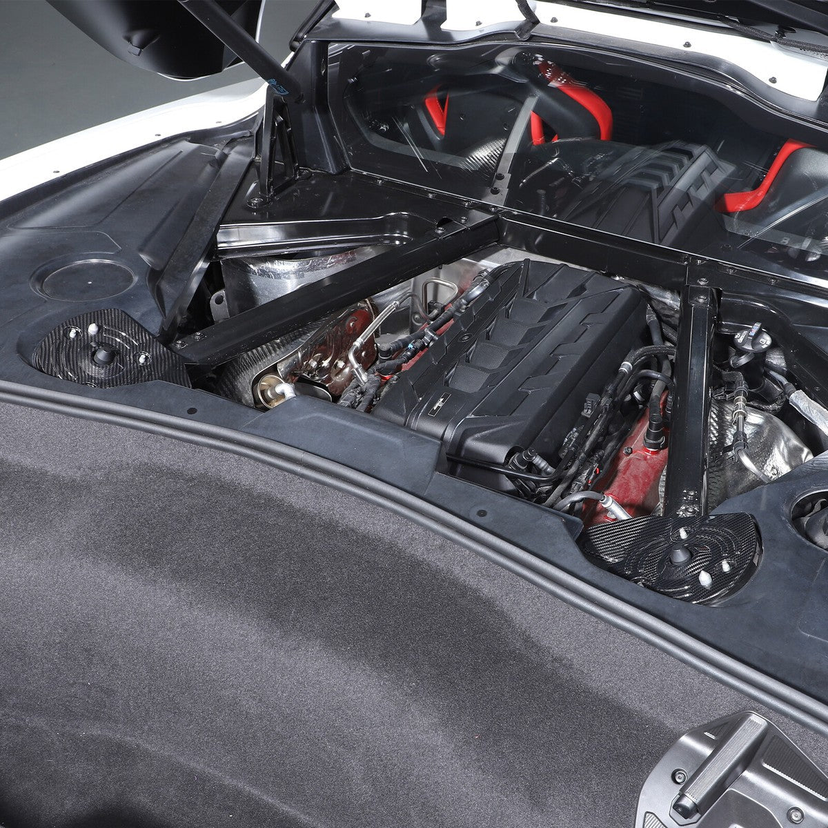 Chevrolet Corvette C8 - Carbon Fiber Rear Strut Tower Covers - Exotics Carbon Design