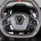 Chevrolet Corvette C8 – Carbon Fiber Steering Wheel Logo Cover - Exotics Carbon Design