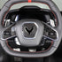 Chevrolet Corvette C8 – Carbon Fiber Steering Wheel Logo Cover - Exotics Carbon Design