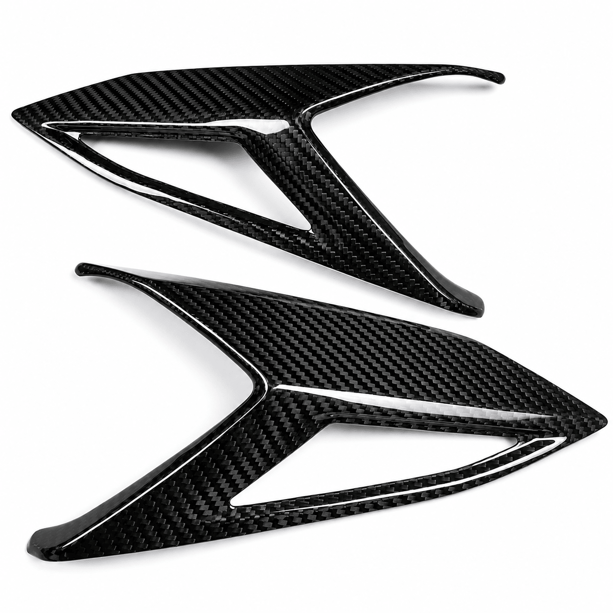 Chevrolet Corvette C8 Carbon Fiber Tail Light Side Frame Covers - Exotics Carbon Design