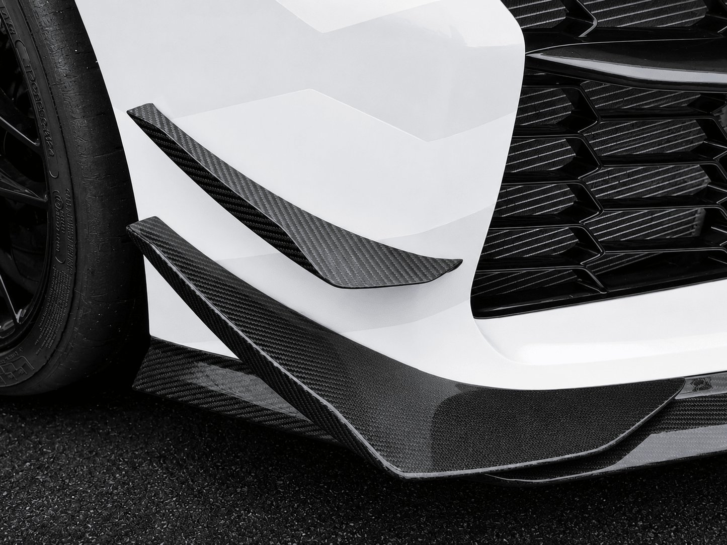 Chevrolet Corvette C8 Carbon Fiber Upper Canards - Exotics Carbon Design