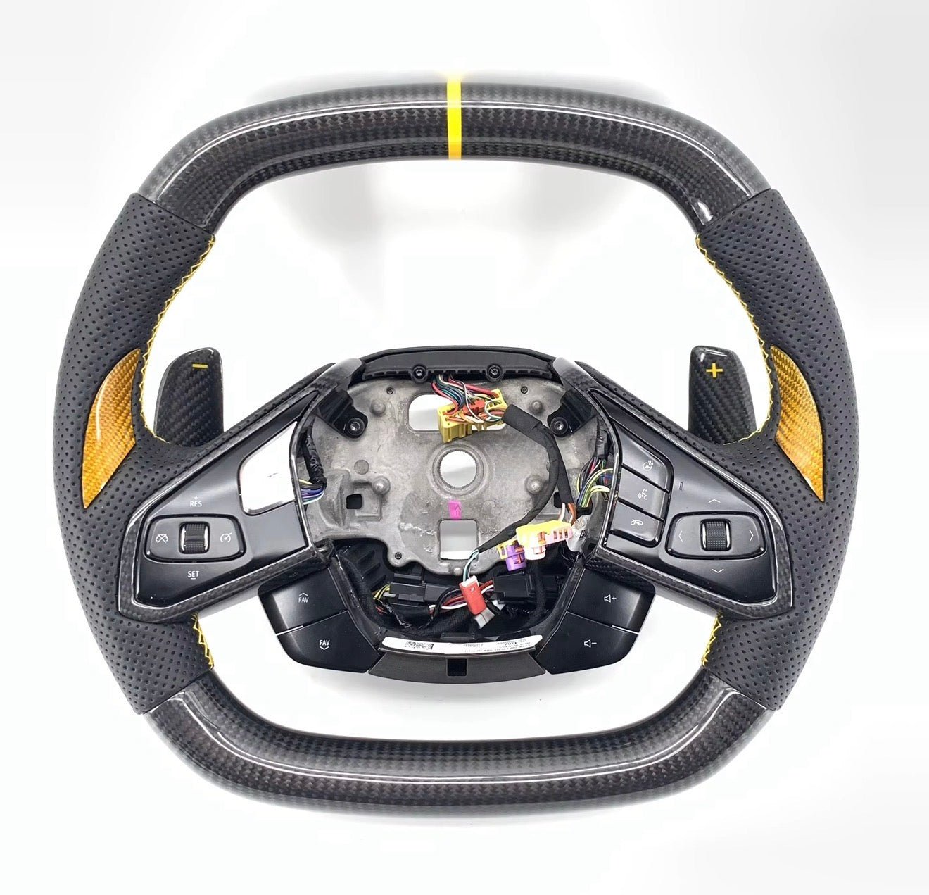 Chevrolet Corvette C8 Custom Steering Wheel - Exotics Carbon Design