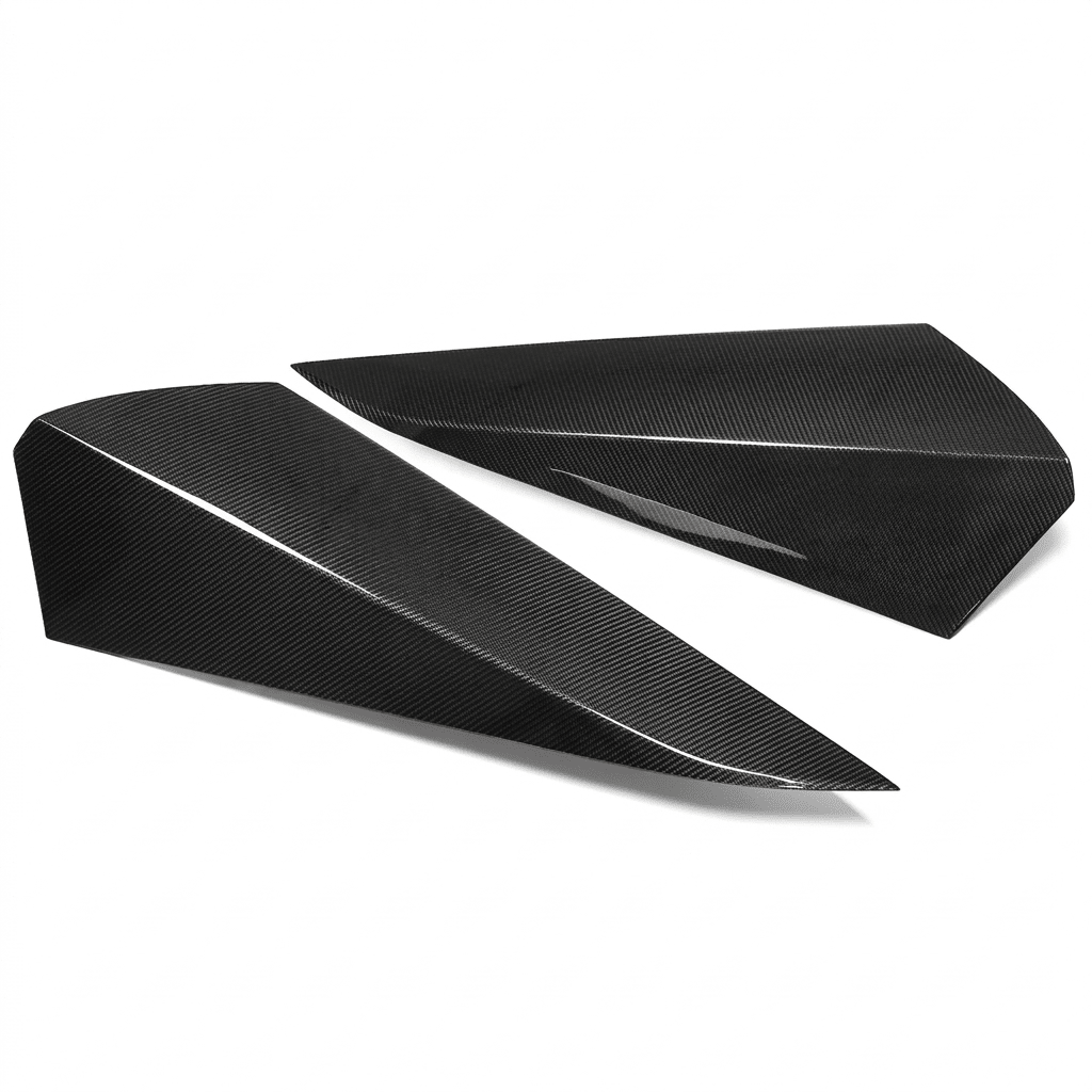 Chevrolet Corvette C8 - HTC Carbon Fiber Rear Nacelle Covers (2020+) - Exotics Carbon Design