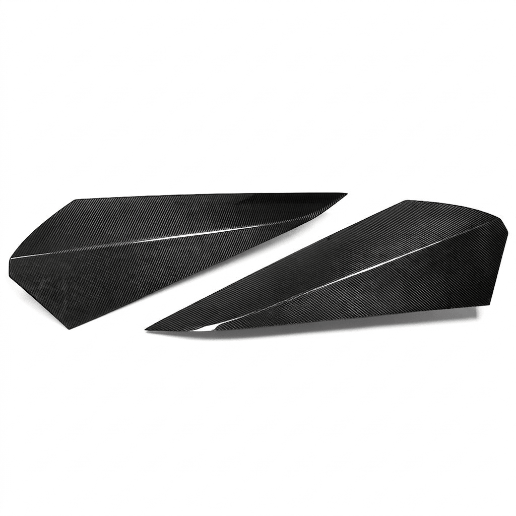 Chevrolet Corvette C8 - HTC Carbon Fiber Rear Nacelle Covers (2020+) - Exotics Carbon Design