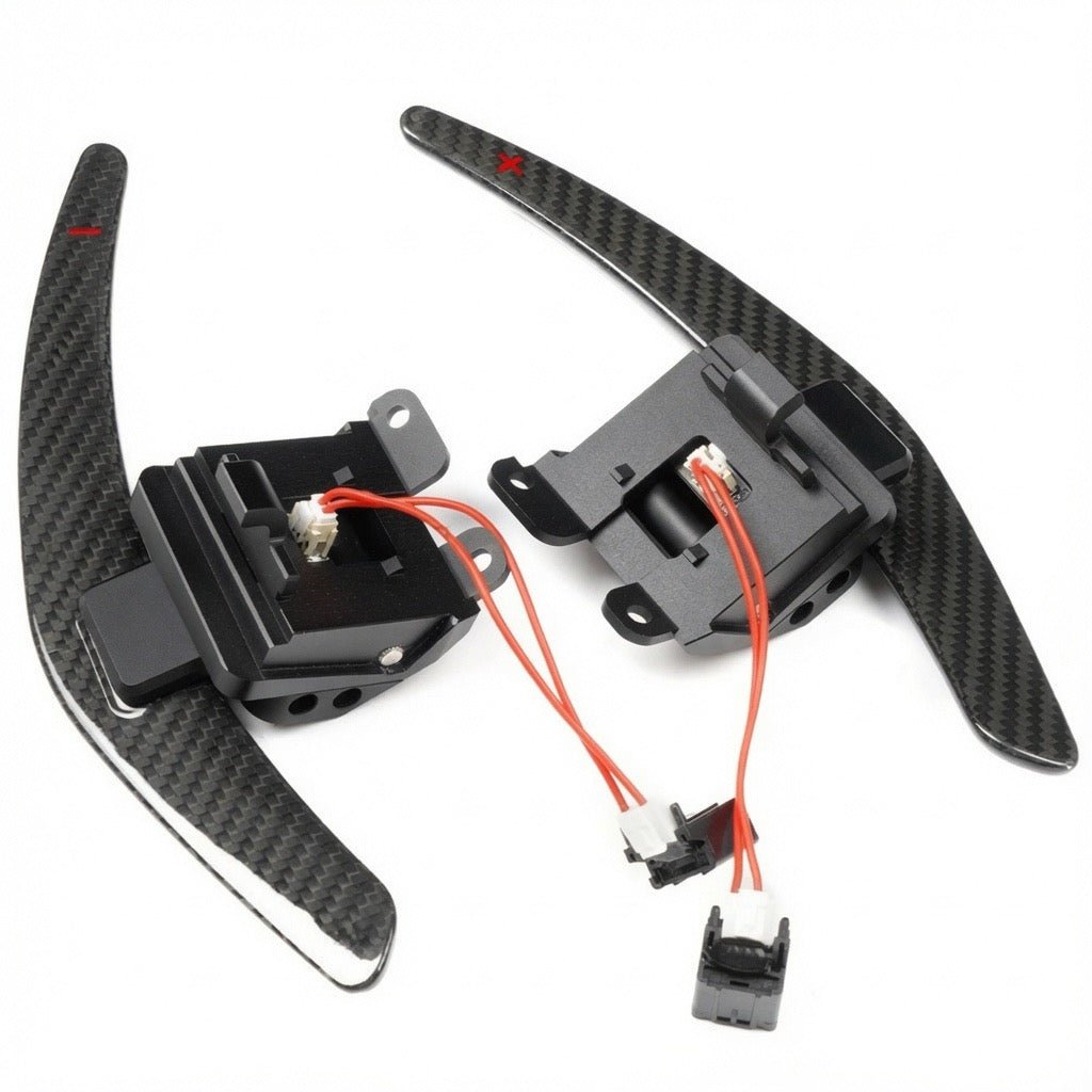 Chevrolet Corvette C8 - Magnetic Carbon Fiber Paddle Shifters (2020–2026) - Exotics Carbon Design