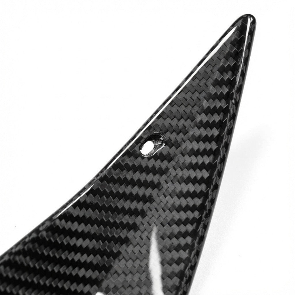 Chevrolet Corvette C8 Z06, E-Ray & ZR1 Carbon Fiber Spoiler Wicker Extensions - Exotics Carbon Design