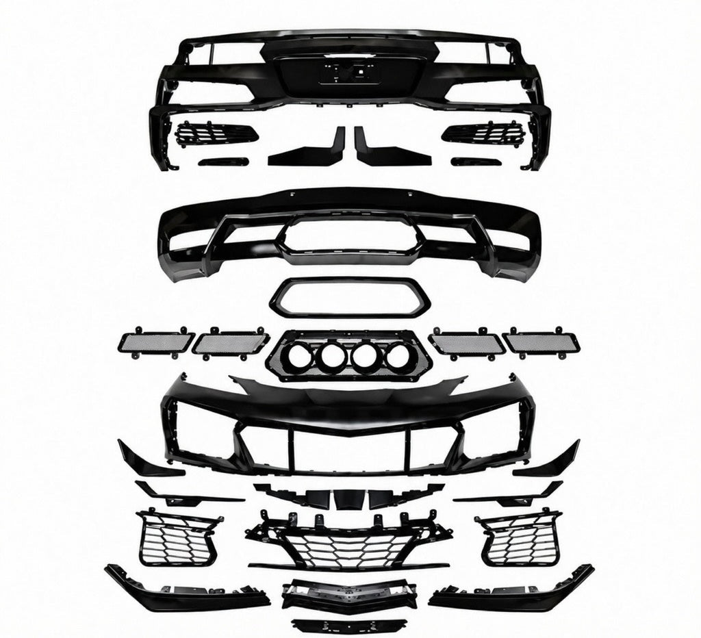 Chevrolet Corvette C8 - Z06-Style Full Conversion Body Kit - Exotics Carbon Design