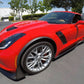 Corvette C7 - Carbon Fiber Front Spoiler & Side Skirts Aero Package - Exotics Carbon Design