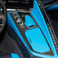 Corvette C8 (2020–2025) - Carbon Fiber Sticker Gear Shift Console Trim - Exotics Carbon Design