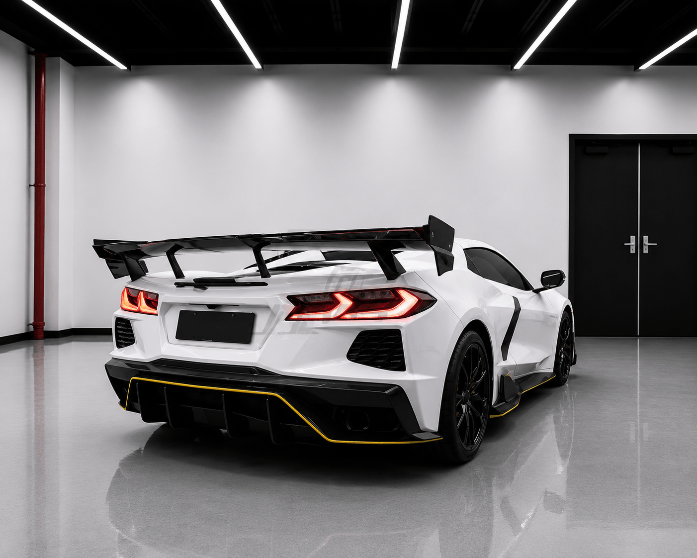 Corvette C8 6-Piece Carbon Fiber Aero Kit - Exotics Carbon Design
