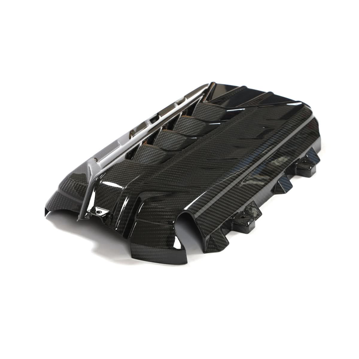 Corvette C8 - Carbon Fiber Engine Cover & Side Panels 3-Piece Set - Exotics Carbon Design