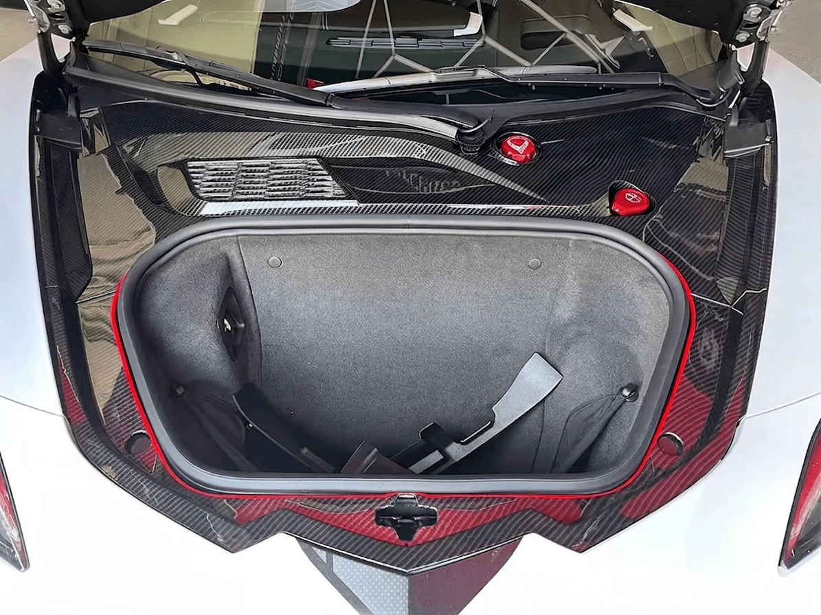Corvette C8 Carbon Fiber Front Trunk Trim Cover - Exotics Carbon Design