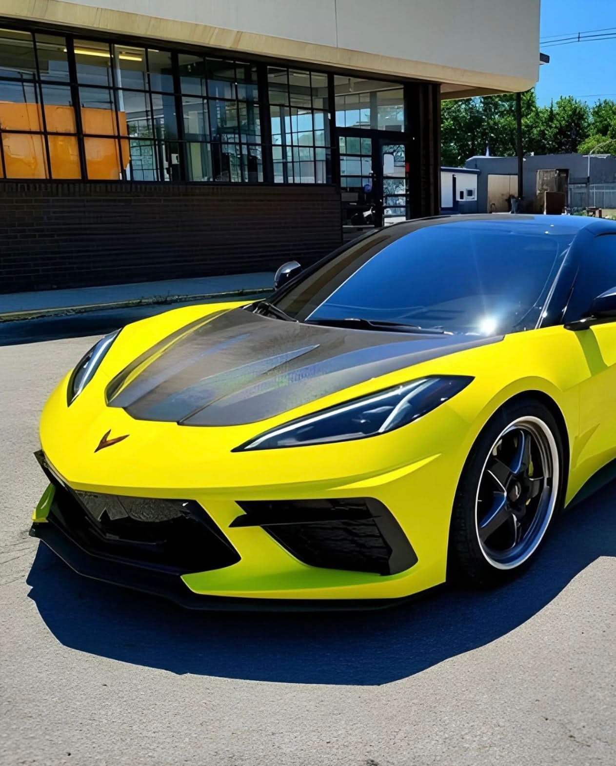 Corvette C8 - Carbon Fiber Hood - Exotics Carbon Design