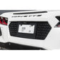Corvette C8 - Fiberglass License Plate Backing Cover - Exotics Carbon Design