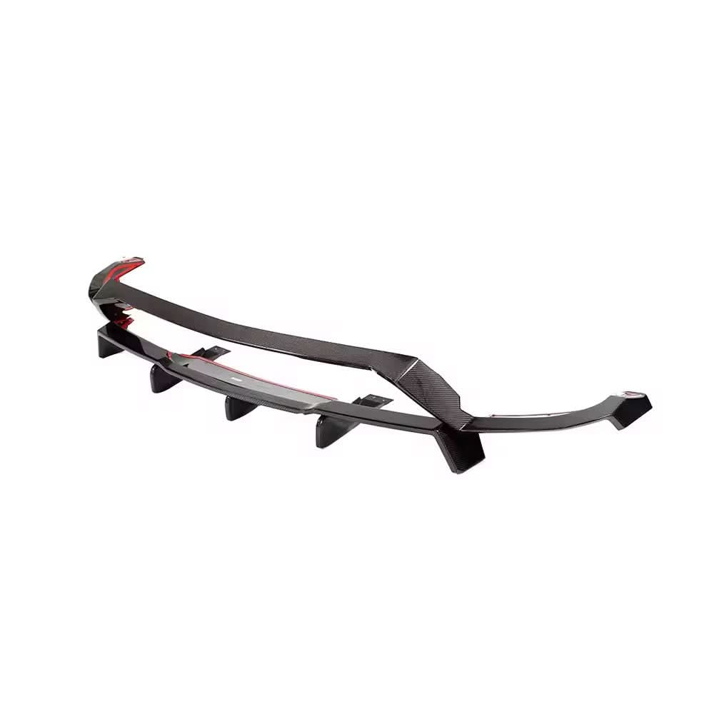 Corvette C8 Z06 - AM Style Carbon Fiber Rear Diffuser - Exotics Carbon Design