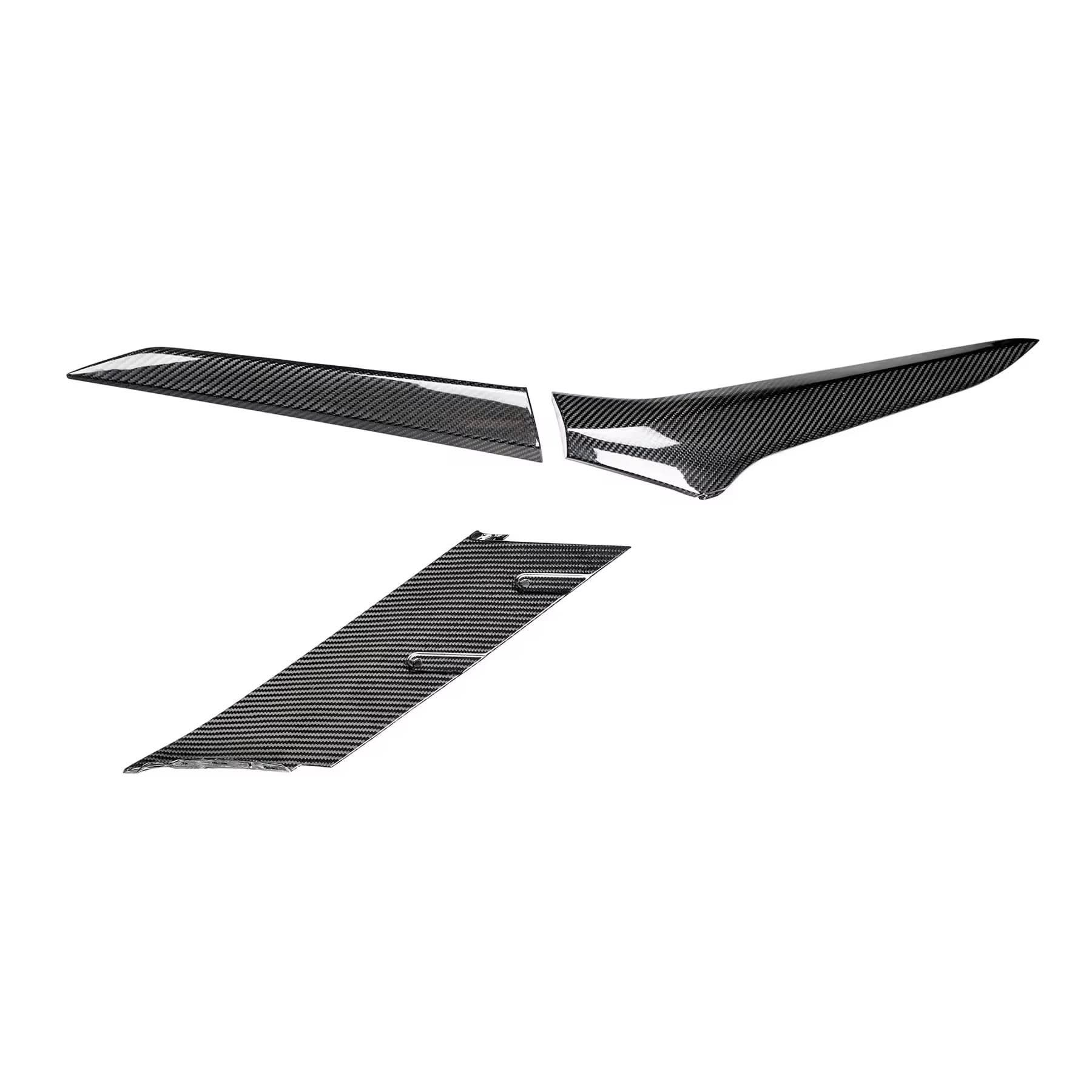 Corvette C8 Z06 & E-Ray - 3 Piece Carbon Fiber Side Intake Vents - Exotics Carbon Design