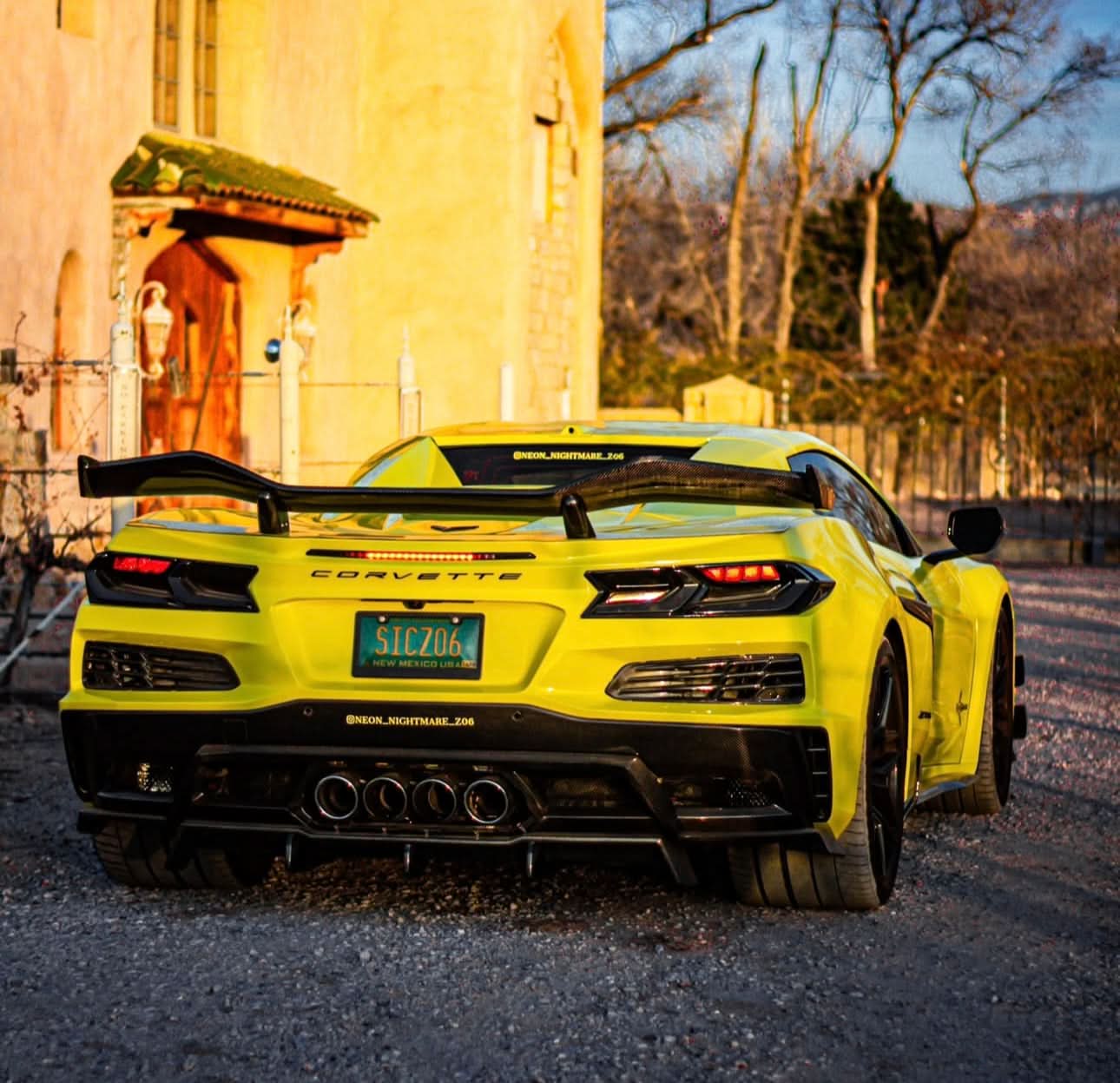Corvette C8 Z06 - ED Style Carbon Fiber Rear Diffuser - Exotics Carbon Design