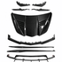 Corvette C8 Z06/E-Ray - ZR1 ZTK Style Carbon Fiber Aero Kit - Exotics Carbon Design